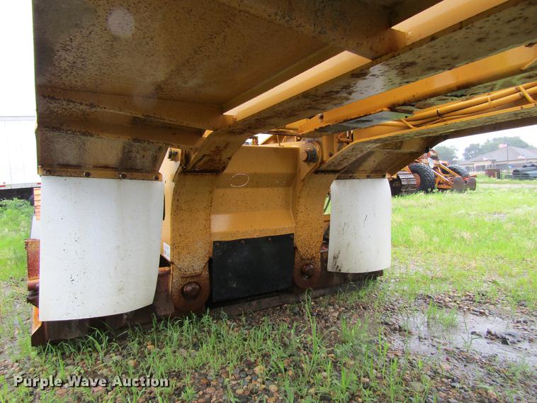 image for item DF3816 1997 Trail King TK80HDG463 lowboy equipment trailer