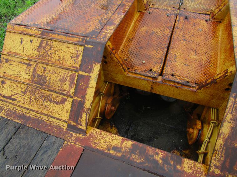 image for item DF3816 1997 Trail King TK80HDG463 lowboy equipment trailer