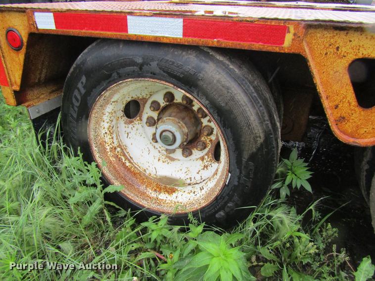 image for item DF3816 1997 Trail King TK80HDG463 lowboy equipment trailer