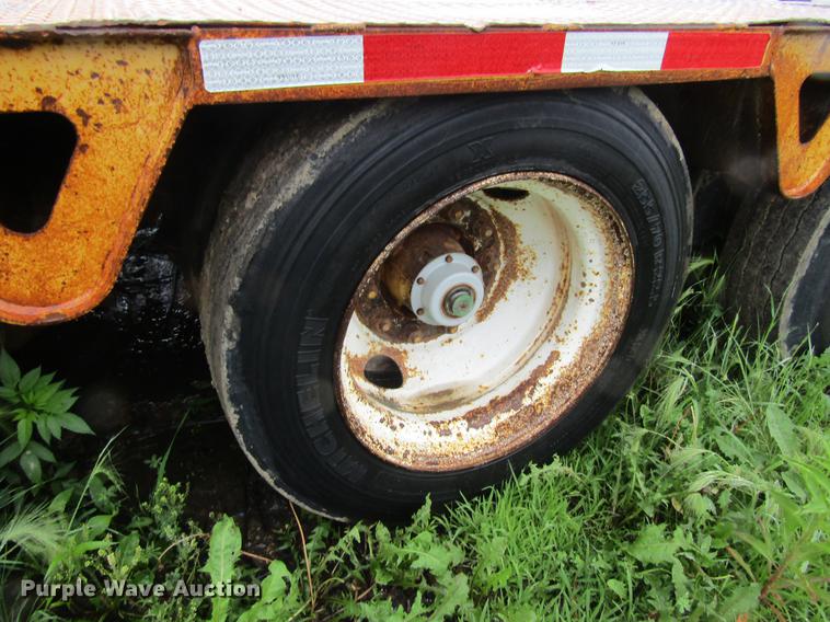 image for item DF3816 1997 Trail King TK80HDG463 lowboy equipment trailer