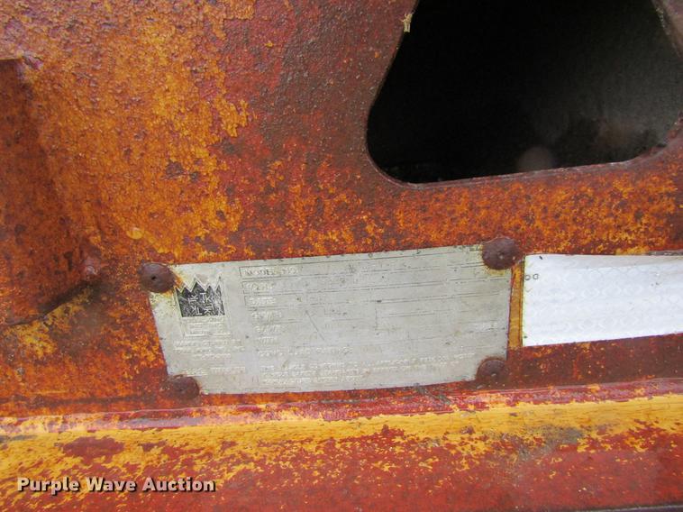 image for item DF3816 1997 Trail King TK80HDG463 lowboy equipment trailer