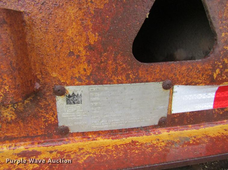 image for item DF3816 1997 Trail King TK80HDG463 lowboy equipment trailer