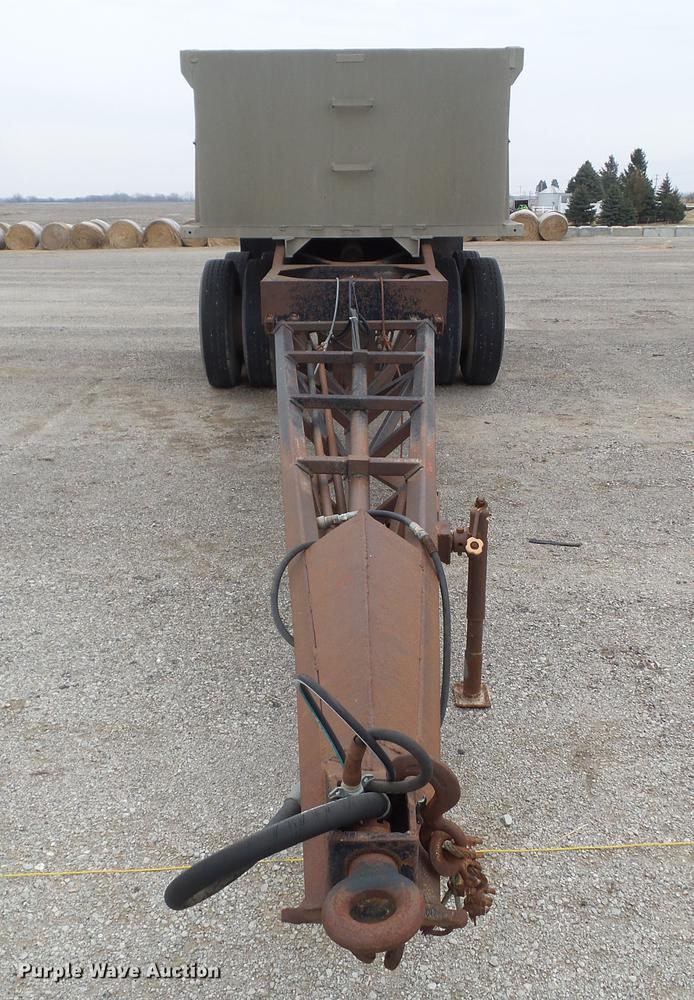 image for item DZ9293 1971 Clement end dump pup trailer