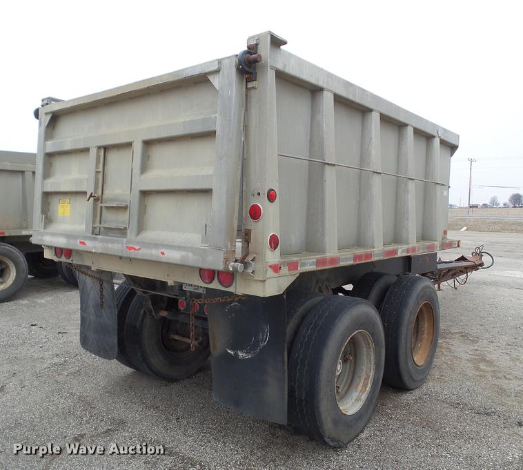 image for item DZ9293 1971 Clement end dump pup trailer