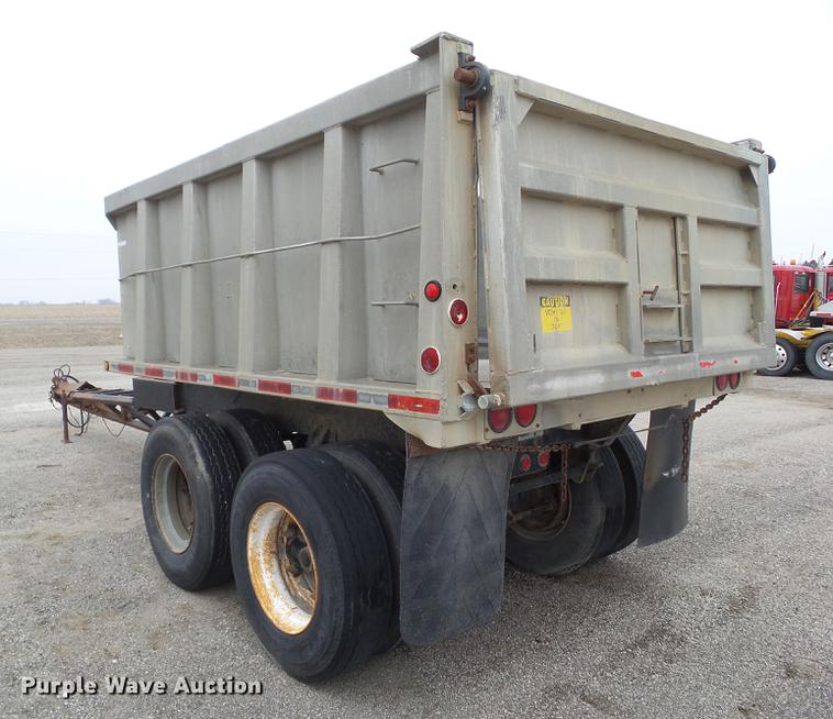 image for item DZ9293 1971 Clement end dump pup trailer