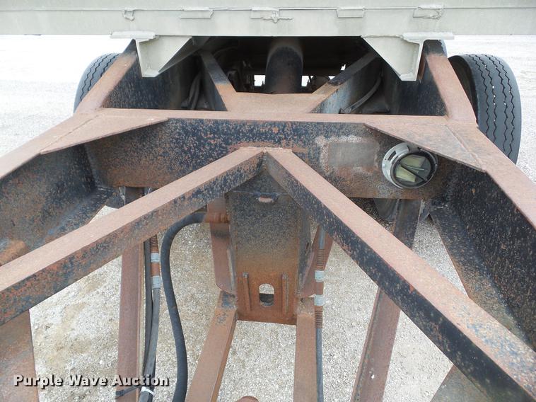 image for item DZ9293 1971 Clement end dump pup trailer