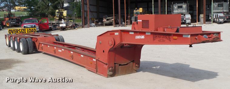 image for item DZ9367 1982 Load King 503/504 DDBP low boy equipment trailer