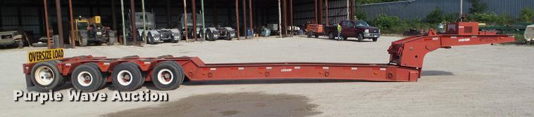 image for item DZ9367 1982 Load King 503/504 DDBP low boy equipment trailer