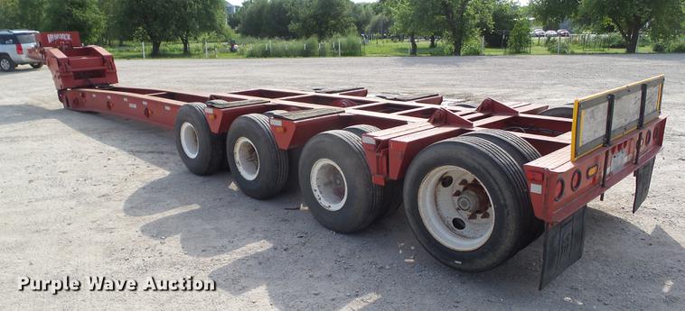 image for item DZ9367 1982 Load King 503/504 DDBP low boy equipment trailer