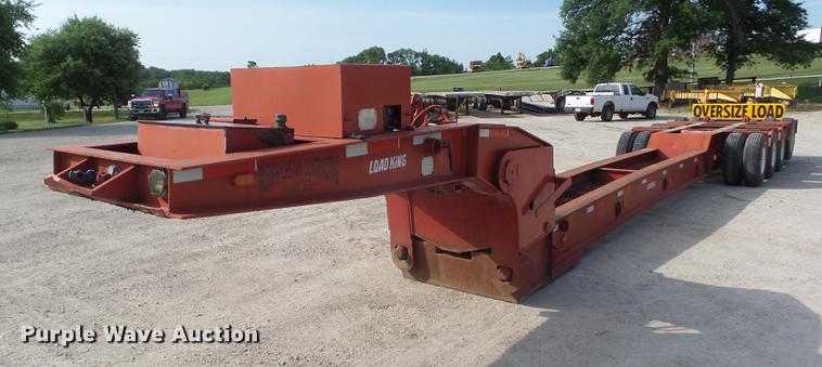 image for item DZ9367 1982 Load King 503/504 DDBP low boy equipment trailer