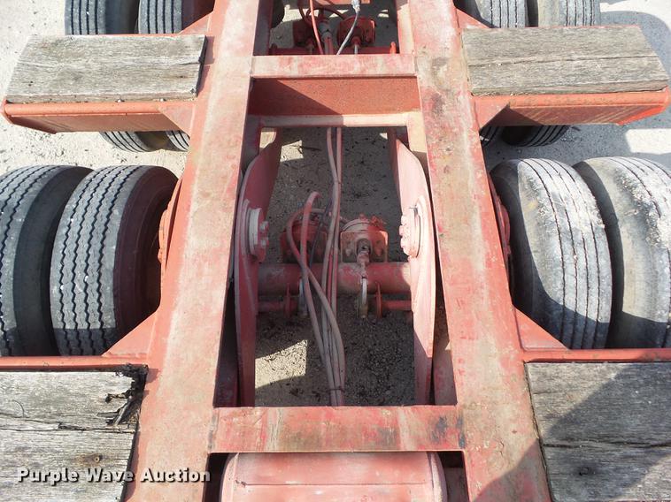 image for item DZ9367 1982 Load King 503/504 DDBP low boy equipment trailer
