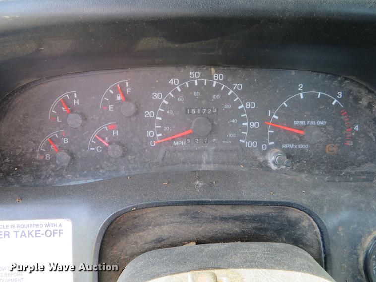 image for item EJ9627 2002 Ford F750 Super Duty digger derrick truck