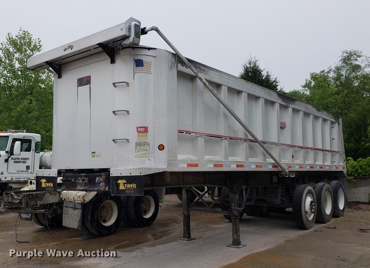 image for item EP9456 2002 Travis end dump trailer