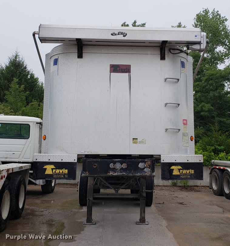 image for item EP9456 2002 Travis end dump trailer