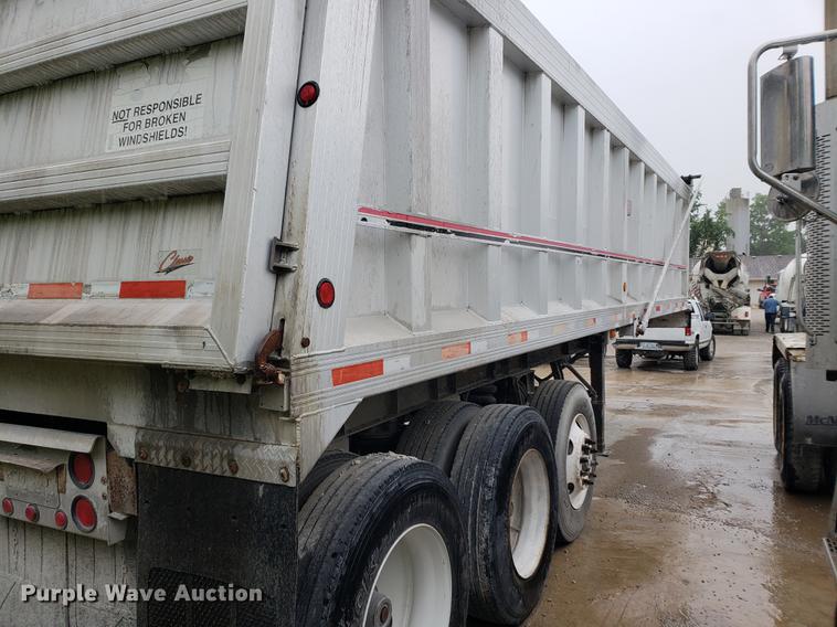 image for item EP9456 2002 Travis end dump trailer