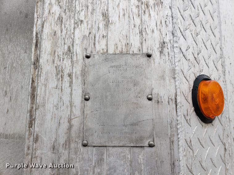 image for item EP9456 2002 Travis end dump trailer