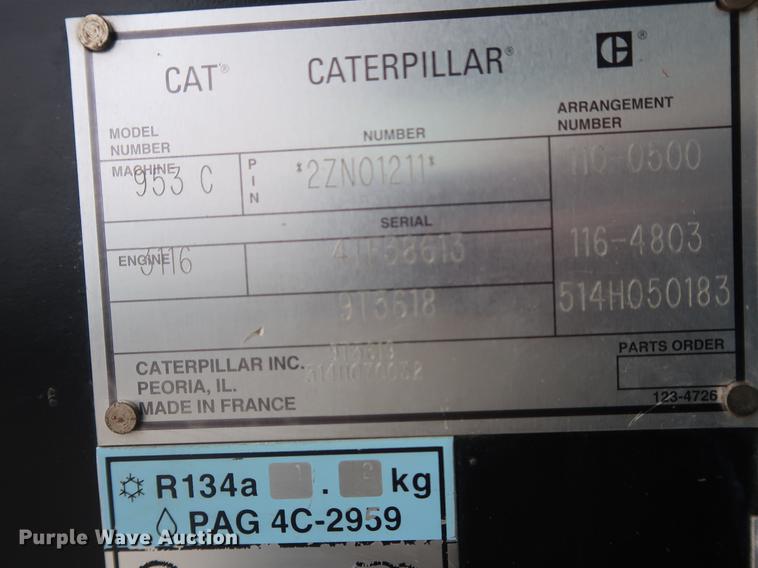 image for item EP9470 1997 Caterpillar 953C track loader