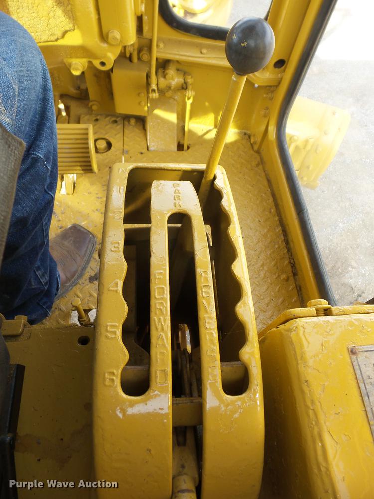 image for item J8502 1969 Caterpillar 12F rigid frame motor grader