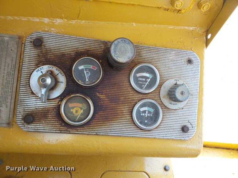 image for item J8502 1969 Caterpillar 12F rigid frame motor grader