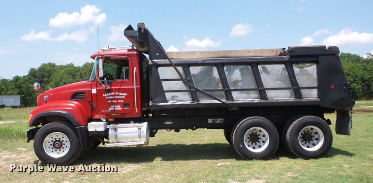 image for item K6272 2004 Mack CV713 Granite dump truck