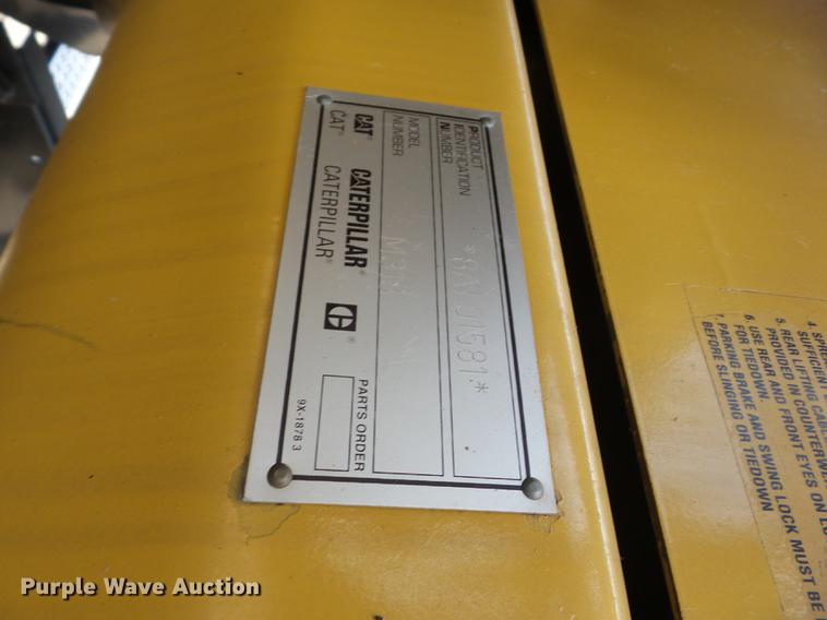 image for item K6275 1998 Caterpillar M318 excavator