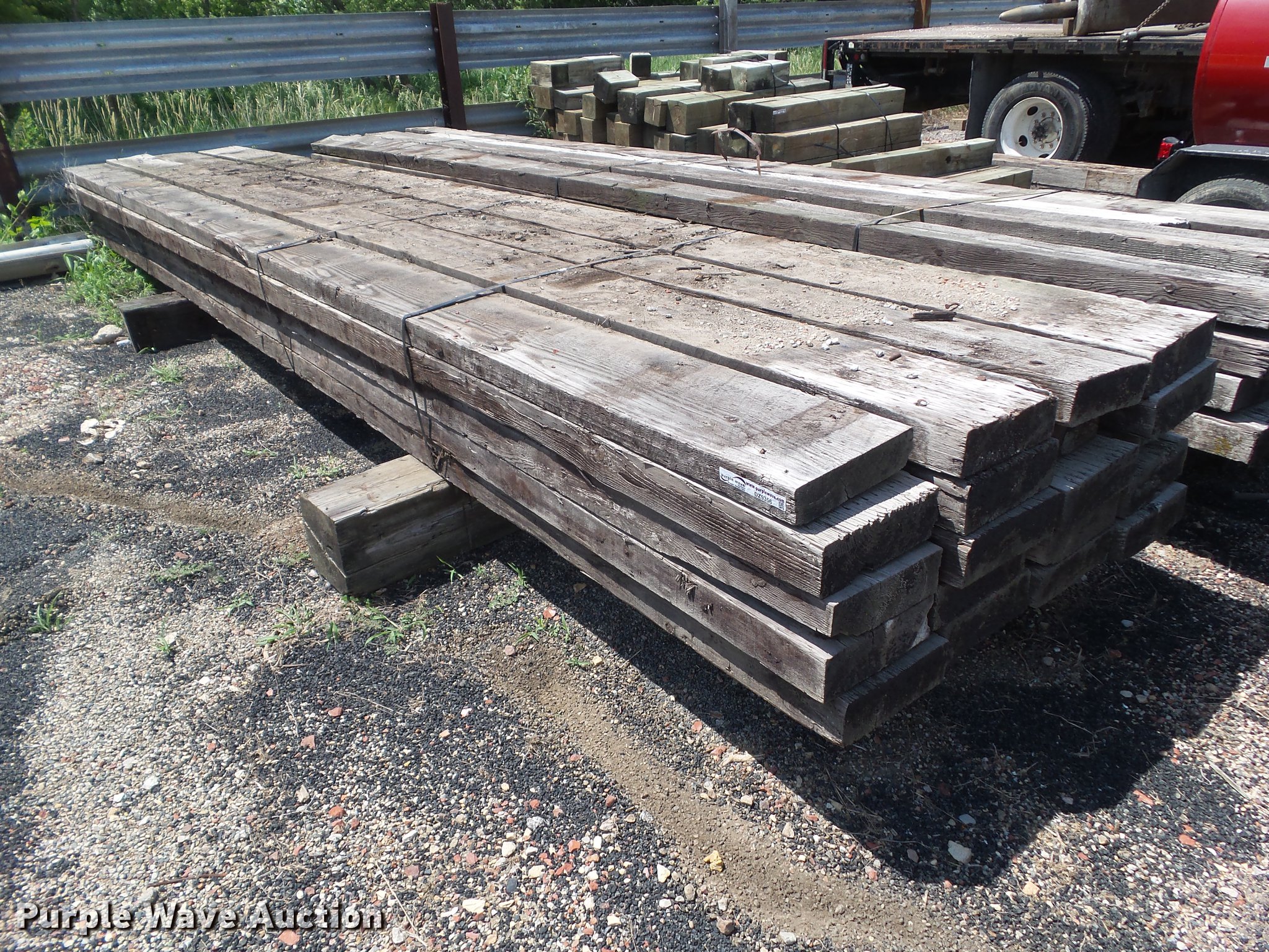 Approximately 20 bridge timbers in Atlantic, IA Item DZ9356 sold