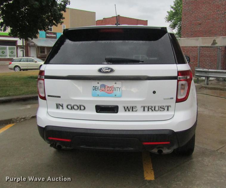 image for item DD8555 2015 Ford Explorer Police Interceptor SUV