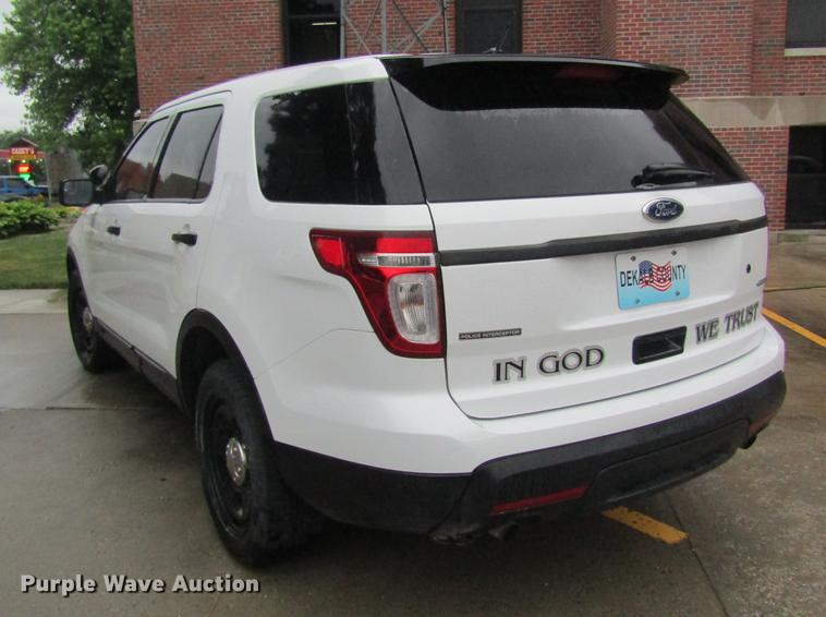 image for item DD8555 2015 Ford Explorer Police Interceptor SUV