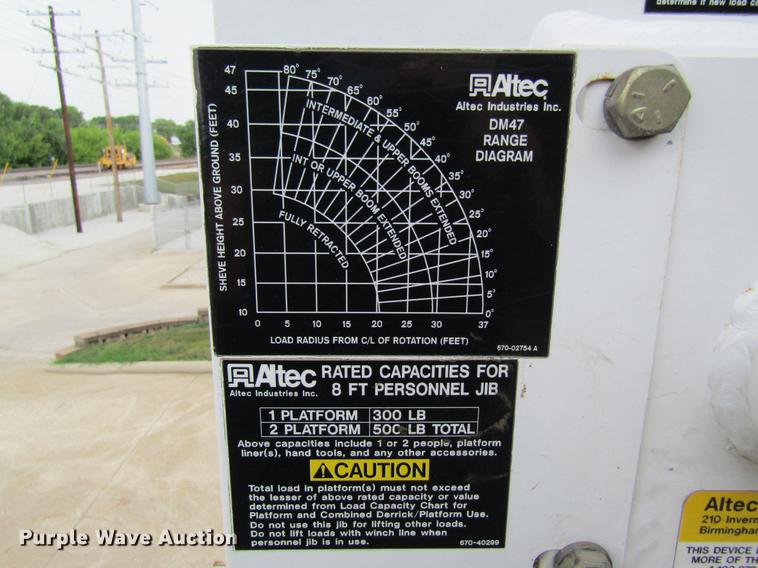 image for item DD8563 2004 International 4300 digger derrick truck