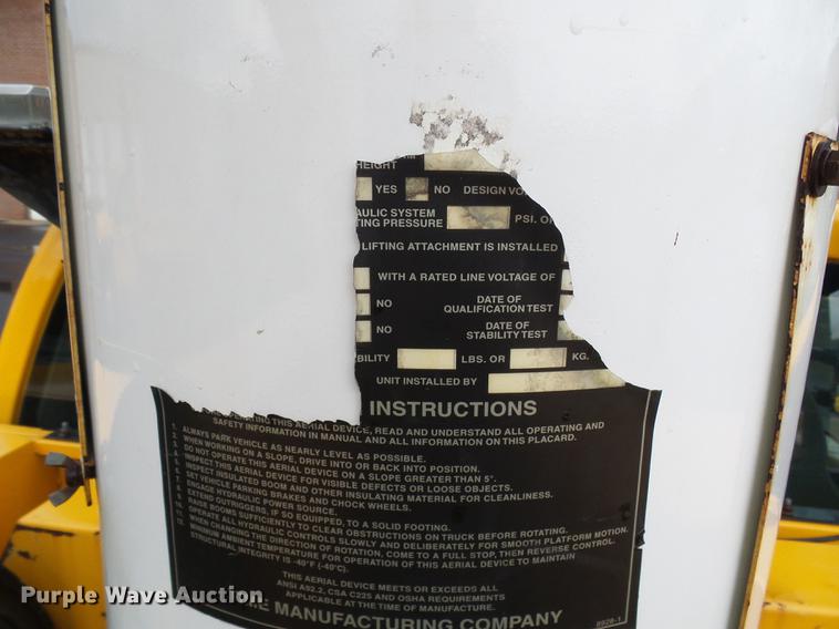 image for item DD8578 2009 Ford F550 Super Duty bucket truck