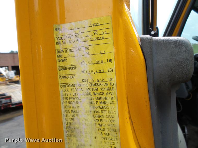 image for item DD8580 2002 International 7400 dump truck