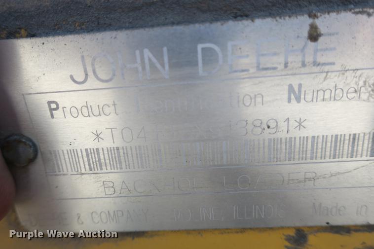 image for item DE3743 2003 John Deere 410G backhoe