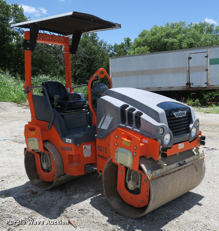 image for item DE3745 Hamm HD-12 double drum vibratory roller
