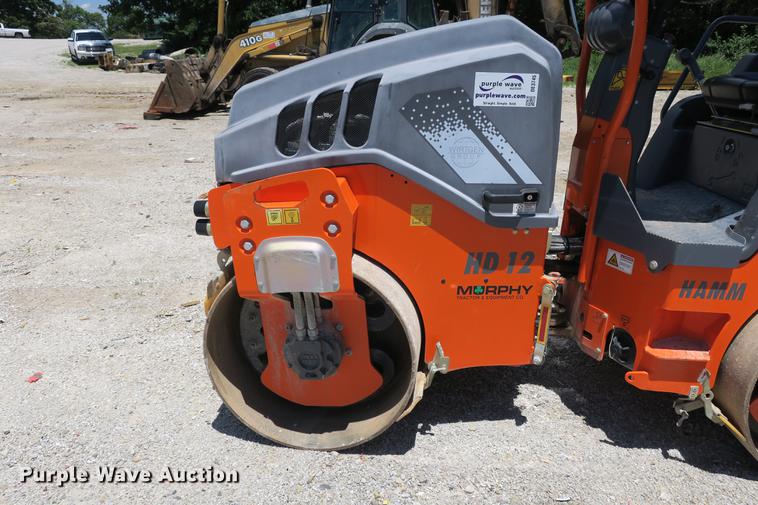 image for item DE3745 Hamm HD-12 double drum vibratory roller