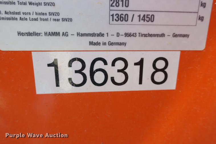 image for item DE3745 Hamm HD-12 double drum vibratory roller