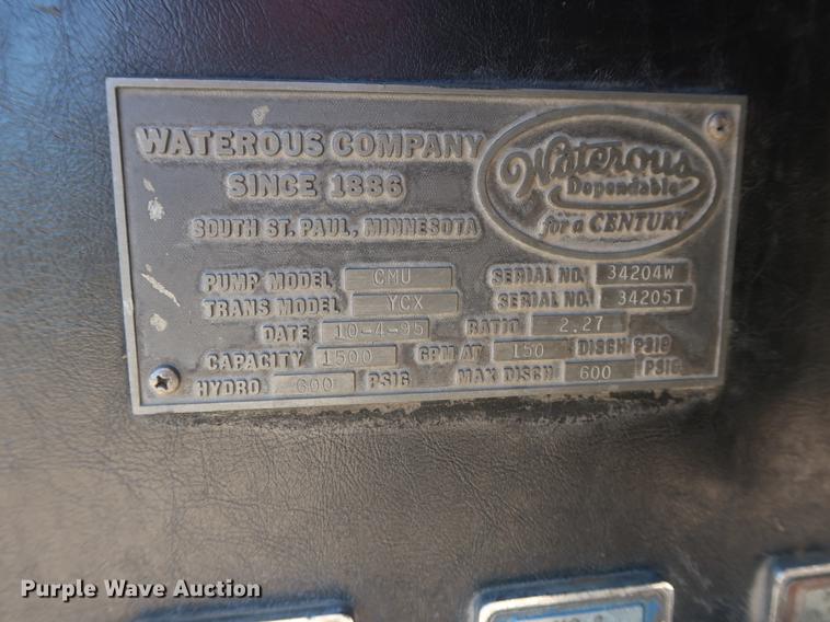 image for item DF3251 1996 Pierce fire truck