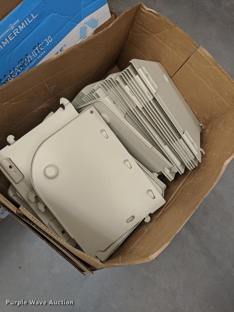 image for item DZ9964 (100) boxes of Sperry Remington microfilm shelving