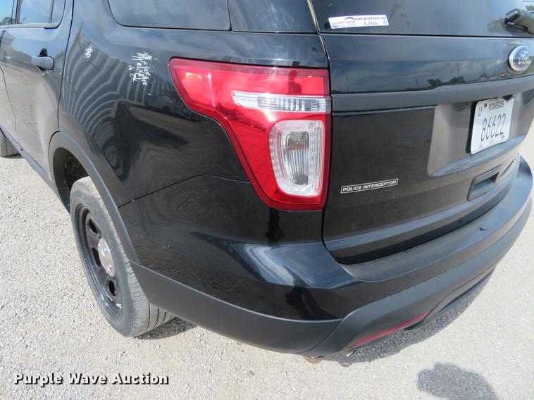 image for item EJ9668 2014 Ford Explorer Police Interceptor SUV