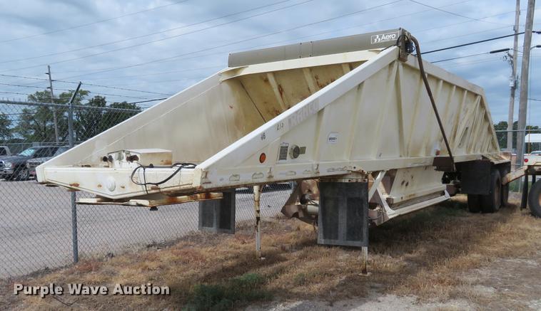 image for item EJ9673 1996 Ranch bottom dump trailer