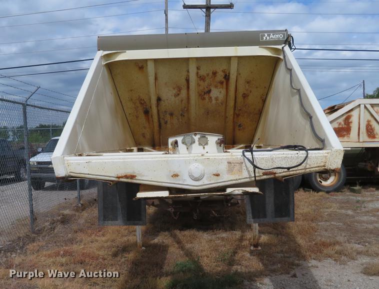 image for item EJ9673 1996 Ranch bottom dump trailer