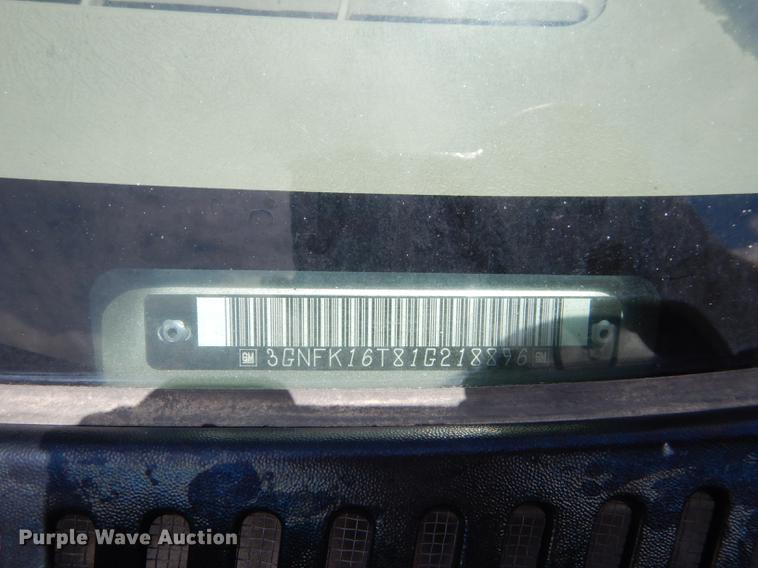 image for item DE1780 2001 Chevrolet Suburban K1500 SUV