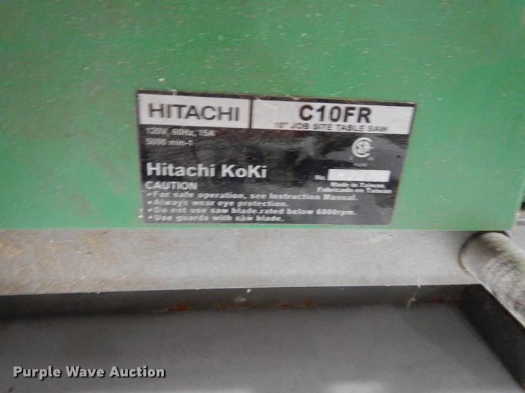 image for item EK9334 Hitachi C10FR table saw