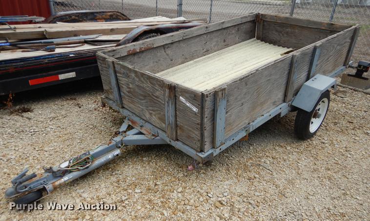 image for item EK9341 Shop built utility trailer
