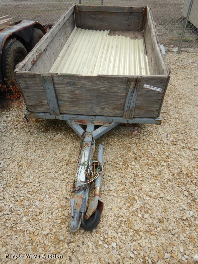 image for item EK9341 Shop built utility trailer