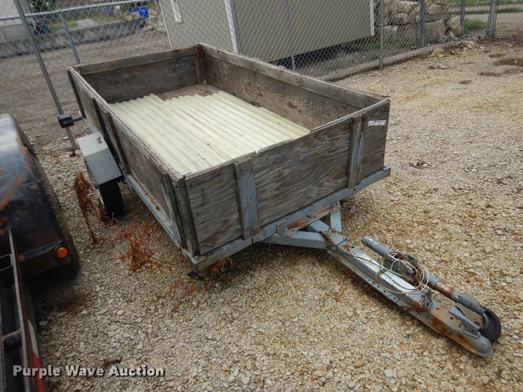 image for item EK9341 Shop built utility trailer