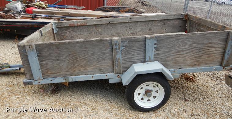 image for item EK9341 Shop built utility trailer
