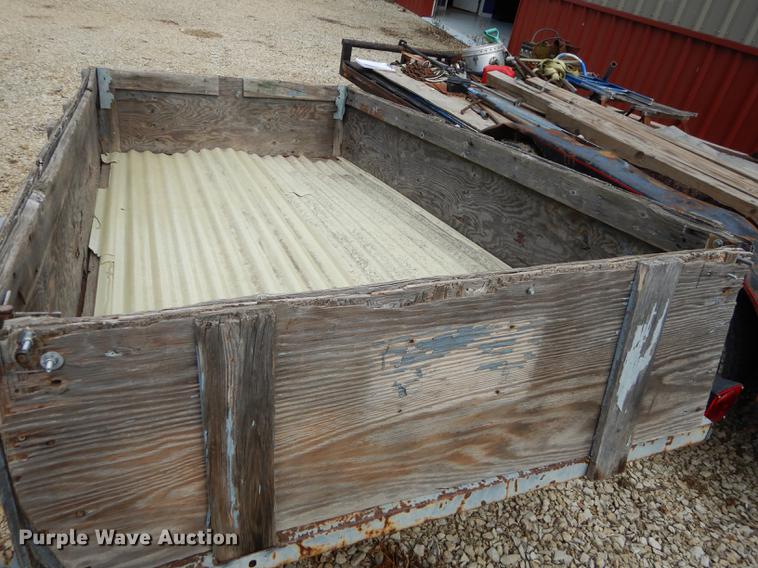 image for item EK9341 Shop built utility trailer