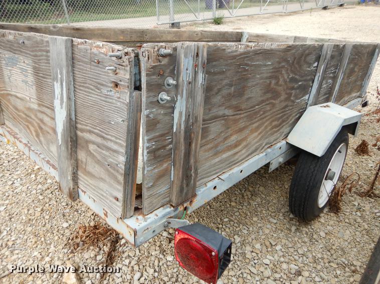 image for item EK9341 Shop built utility trailer