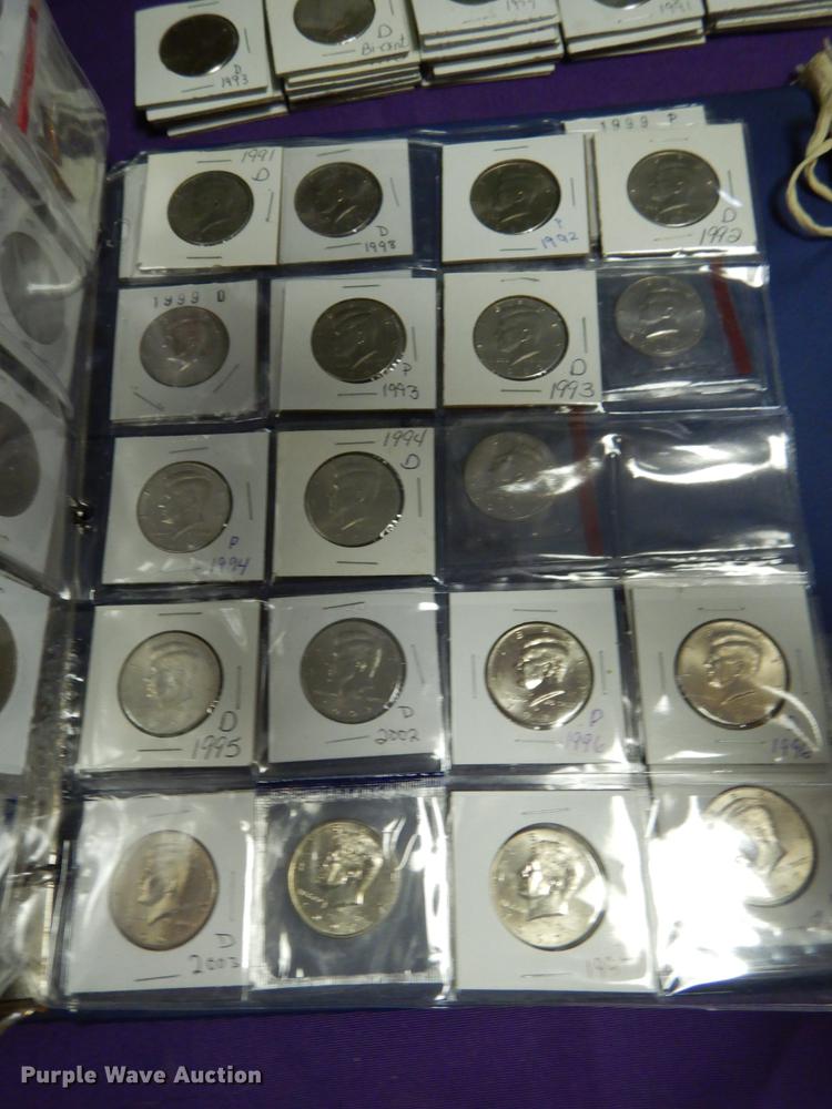 image for item EK9345 Kennedy half dollars