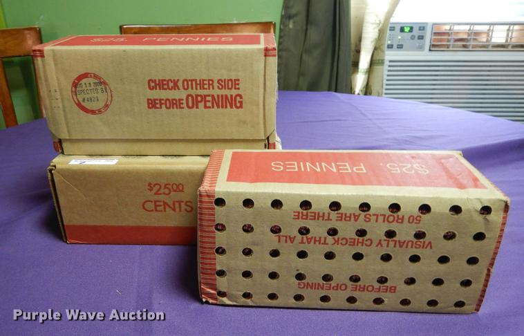 image for item EK9346 (3) boxes of lincoln pennies